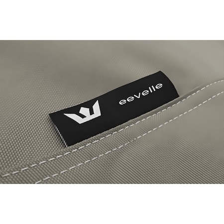 Eevelle Boat Cover PADDLE BOAT, Outboard Fits 7ft 2in L up to 61in W Charcoal WSPDL0761B-CHL